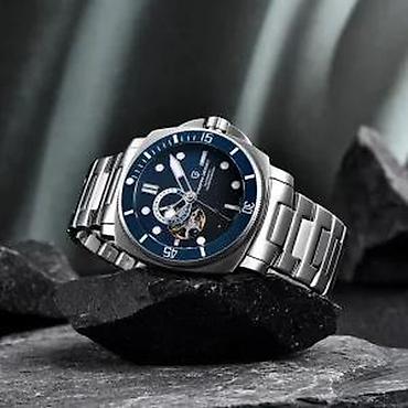 Ručni satovi: PAGANI DESIGN PD-1736 -Plava- Seiko Automatik mehanizam Potpuno nov — 12