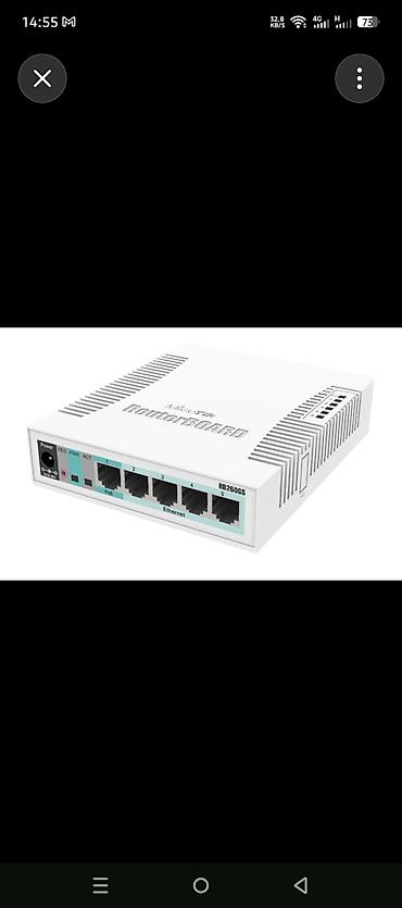 mikrotik: MikroTik RouterBOARD RB260GS (CSS106-5G-1S) – idarəolunan Gigabit — 1