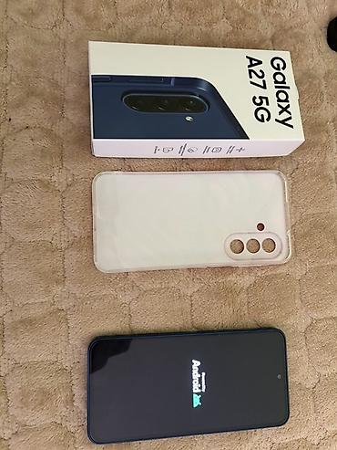 mp5 player auto: Samsung Galaxy A27 5G (model SM-A276B/DS), plave boje, 6 GB RAM + 128 — 2