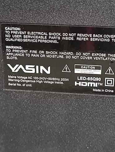 ТВ и видео: Телевизор YASIN LED-65Q90. работает но экран трешина — 2
