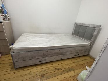 Односпальные кровати: Односпальная кровать, Новый, С матрасом, В рассрочку, длина - 200 см — 7