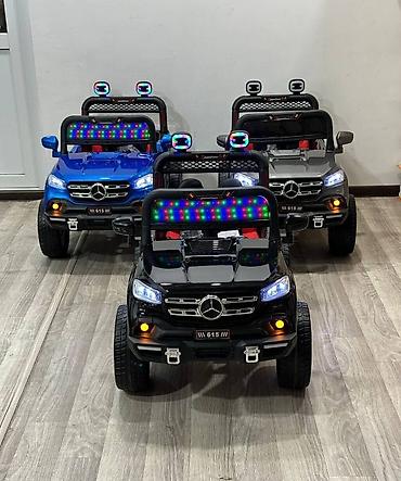 qiz ucun masinlar: Yeni gələn mercedes uşaq avtomobili 4 motor 4x4 1 yaşdan 6 yaşa qədər — 5
