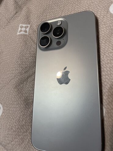 айфон 15 про макс в рассрочку бишкек: IPhone 15 Pro Max, Колдонулган, 256 ГБ, Natural Titanium, Каптама, Куту, 87 %