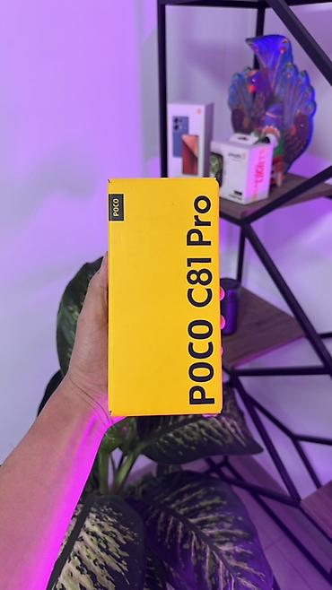 телефоны кант: Poco C81 Pro, Новый, 128 ГБ, цвет - Черный, В рассрочку, 2 SIM — 1