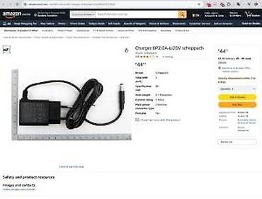 Adapteri i punjači za laptop: Punjač za bateriju – 21,8 V / 0,6 A (EU utikač) - Model — 10