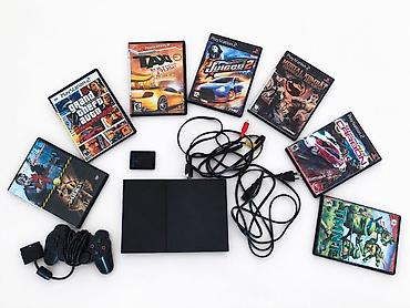 PlayStation 2 Slim + 12 oyun diski – işlək vəziyyətdə Komplektə lalafo.az -da PlayStation 2 Slim + 12 oyun diski – işlək vəziyyətdə Komplektə