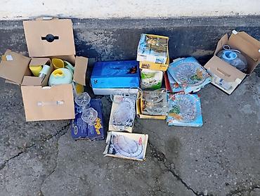 Столовая посуда: Набор кухонной посуды и аксессуаров (сборный лот) Состав по коробкам — 4