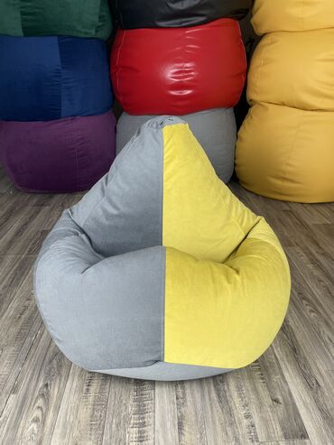 Мягкие кресла: Уютное и стильное кресло-мешок - отличное решение для вашего дома или — 16