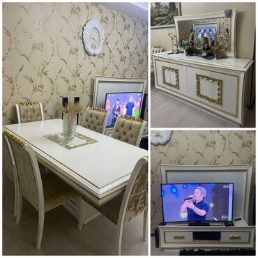 mingecevirde 2 otaqli evlerin qiymeti: İşlənmiş, Komod, Masa və oturacaqlar, TV altlığı