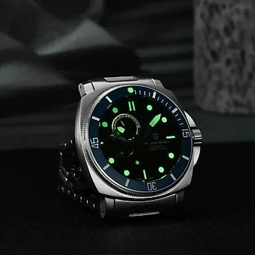 Ručni satovi: PAGANI DESIGN PD-1736 -Plava- Seiko Automatik mehanizam Potpuno nov — 4
