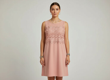 sukienki plus size na komunię: Women`s dress, size XL