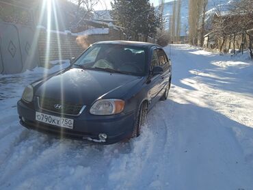 марк 2 2003: Hyundai Accent: 2003 г., 1.3 л, Автомат, Бензин, Седан