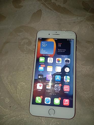 iphone 7: IPhone 7 Plus, 128 GB, Qırmızı — 1
