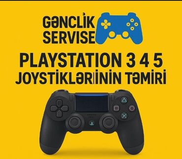 playstation 5 купить в баку: Gənclik Servisində Playstation 3, 4 və 5 oyun konsollarının