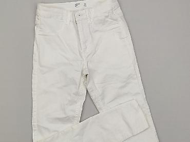 white flare jeans: Jeansy damskie, rozmiar S — 1