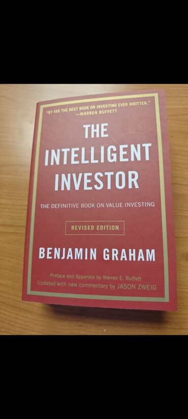 Kitablar, jurnallar, CD, DVD: "Intelligent investor" kitabı. İki dəfə səhvən alınıb ve geri