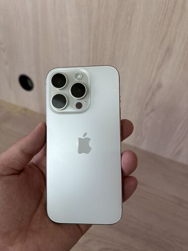 мышка беспроводная: IPhone 15 Pro, Б/у, 128 ГБ, White Titanium, 94 %