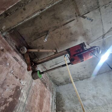 Beton işləri: Səssiz tozsuz səliqəli kəsim. Beton katlavan monolit kubik — 21