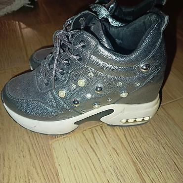 asics кроссовки: Размер: 38, цвет - Серебристый, Б/у — 3