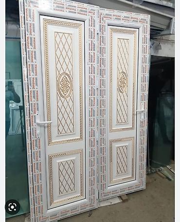 Plastik qapılar: Yeni Plastik qapı 70x200 sm Zamok və çərçivə ilə, Zəmanətli, Ödənişli quraşdırma, Ödənişli çatdırılma — 28