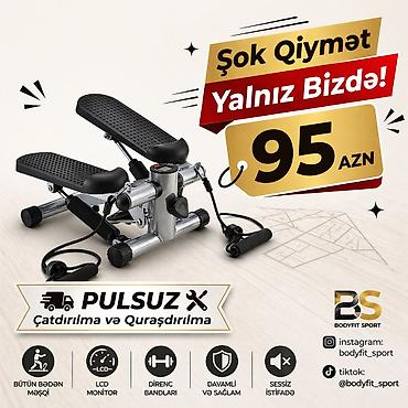 İdman və istirahət: Ünvanlara və metroralara çatdırılma var Ev üçün fitnes dəsti — 3