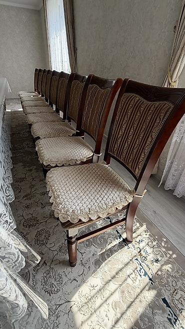 в одни: Стол и стул для зала, Б/у, Самовывоз, цвет - Коричневый — 3