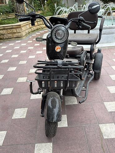 skuter motor elektrik: Elektrikli üçtəkərli skuter – çoxoturacaqlı, şəhərdaxili rahat — 2