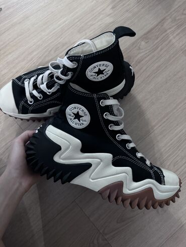 Кроссовки и спортивная обувь: Кроссовки, 38, Converse, Б/у, цвет - Черный, Самовывоз, Платная доставка