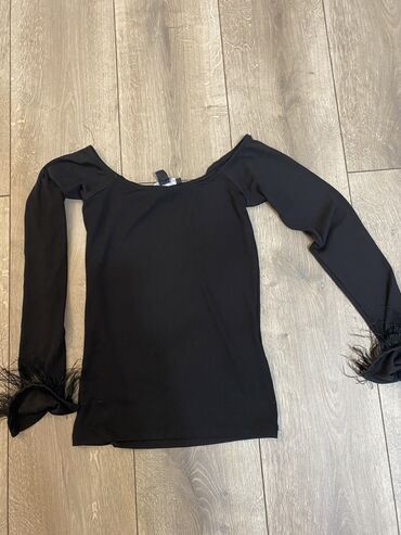 new yorker crop top majice: S (EU 36), color - Black
