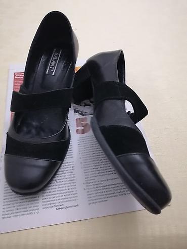 Ženska obuća: Elegantne ženske cipele na blok petu, crne boje. - Model — 5