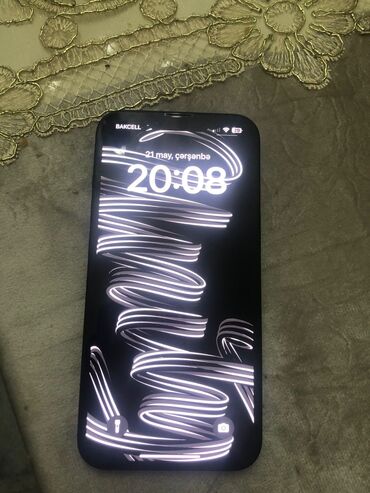 Apple iPhone: IPhone 13, 128 GB, Midnight, Qırıq, Sənədlərlə