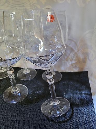 Čaše: Case eko kristal Luxion italijanske za vino,koktele. Case italijanske — 2