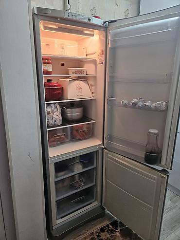 soyuducu mator: İşlənmiş 2 qapılı Indesit Soyuducu Satılır, rəng - Boz — 4