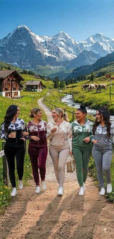Gornji i donji deo: Ženski komplet trenerke od somota (duks + donji deo) - Materijal — 6