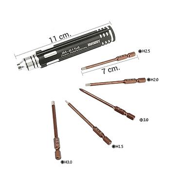 maqnit drel: Jakemy JM-8154 Tornavida Dəsti – 6 Hissə • İstifadə sahələri: hobbi — 1