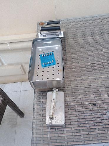 Paslanmayan poladdan hazırlanmış tibbi sterilizator dəsti Tərkibi: - lalafo.az -da Paslanmayan poladdan hazırlanmış tibbi sterilizator dəsti Tərkibi: -