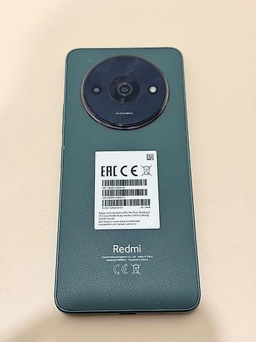 phone 16: Redmi, Redmi A3, Б/у, 128 ГБ, цвет - Зеленый, 2 SIM — 1