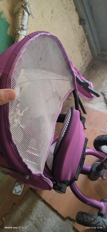 scooter uşaq ucun: Uşaq üçtəkərli velosipedi (arxadan idarəetmə tutacağı ilə) - Rəng — 2