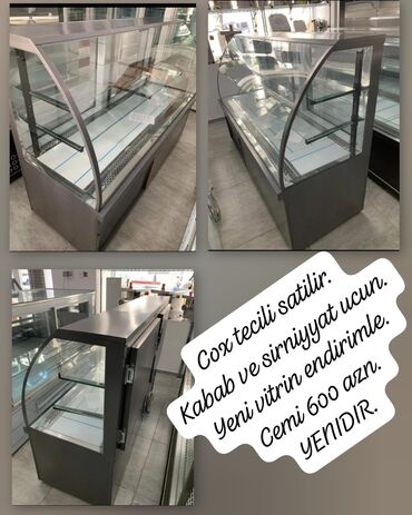 vitrin panel: Vitrin soyuducu sirniyyat ve kabab ucun.yenidir. Qiymet 600 azn