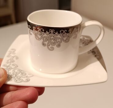 крышки кока кола: Fincanlar, rəng - Ağ, 12 ədədli dəst, Almaniya