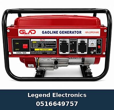 pec satilir: Elan başlığı: Benzin generatoru Glad CE3500, 3 kVt, 220 V Elan mətni — 1