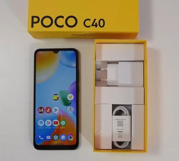 продаю телефон дешево: Poco C40, Б/у, цвет - Желтый, 2 SIM