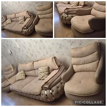 saat alan: Yeni, Klassik divan, 2 kreslo, Bazasız, Açılmayan — 1