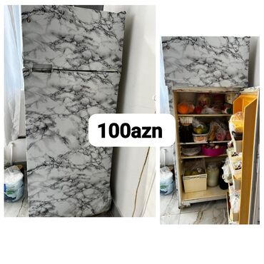 soyuducu qapı rezini: 2 qapılı Soyuducu Satılır, rəng - Boz