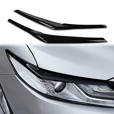 Ресничка под фару чёрная Toyota Camry 70–75 / Тойота Камри 70–75