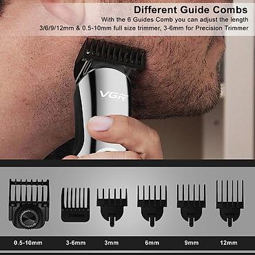 hesab satış: VGR V 107 - 5in1 trimmer dəsti / Shaver / 600mah / İPX6 / LED Displey — 9