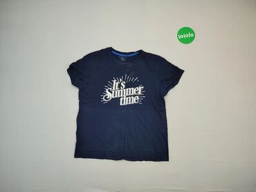 Koszulki: Koszulka S (EU 36), wzór - Print, kolor - Niebieski