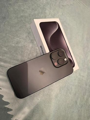 Apple iPhone: IPhone 15 Pro, 256 GB, Qara, Simsiz şarj, Face ID, Sənədlərlə — 3