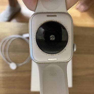 Акылдуу сааттар: Apple Watch SE 2 44 мм, цвет Starlight ⌚️ В отличном состоянии — 5