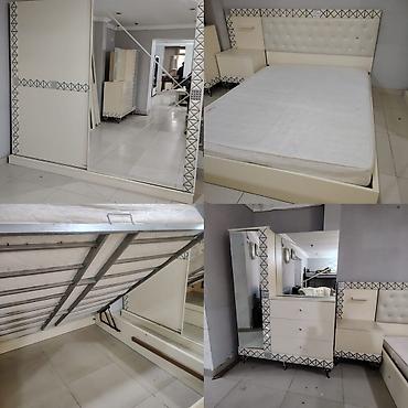 Yataq otağı dəstləri: İkinəfərlik çarpayı, Dolab, Türkiyə, İşlənmiş — 1